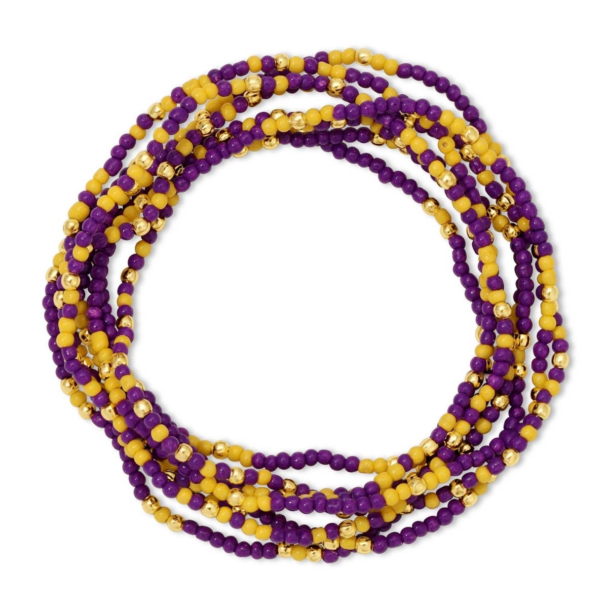 Stretch Seed Bead GAME DAY Bracelets