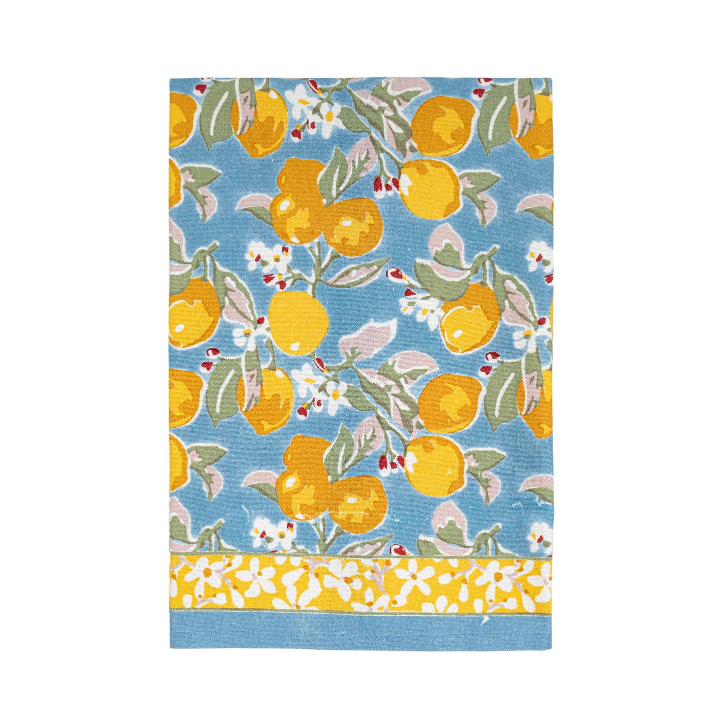 Citron Blue & Yellow Tea Towels