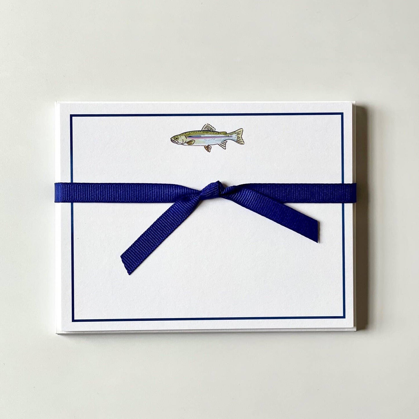 Georgetown Paperie - Rainbow Trout  - Flat Note Cards