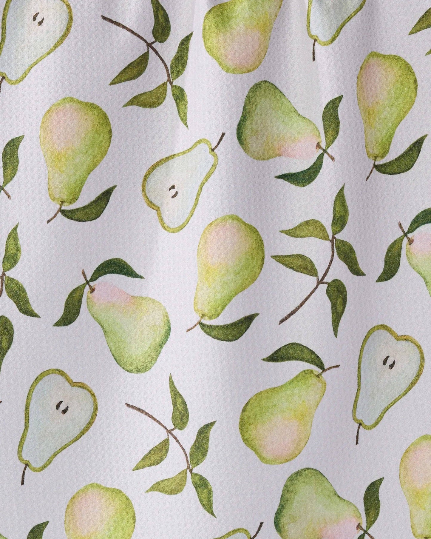 Geometry - Pearwood Tea Towel
