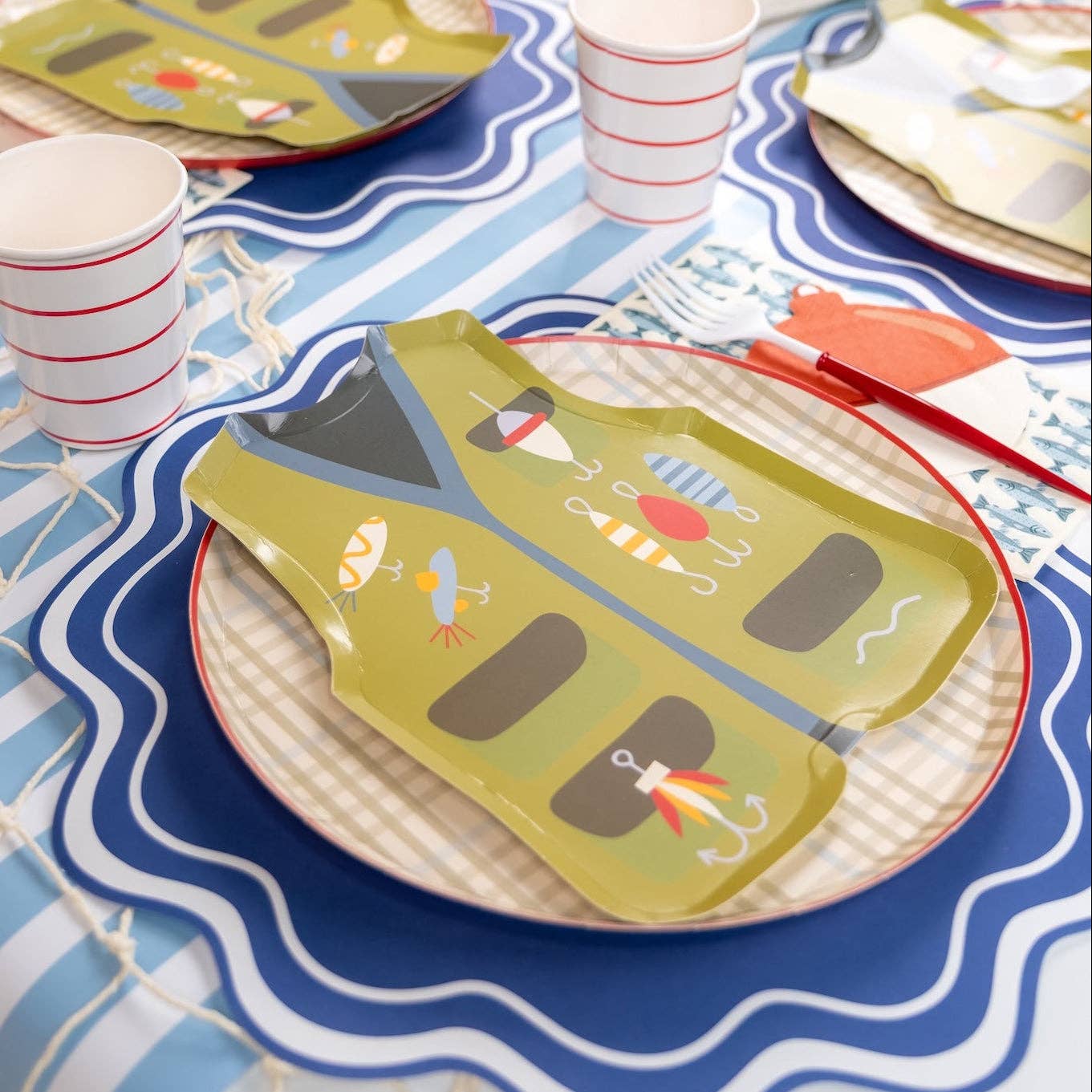 Fish Pattern Guest Towels