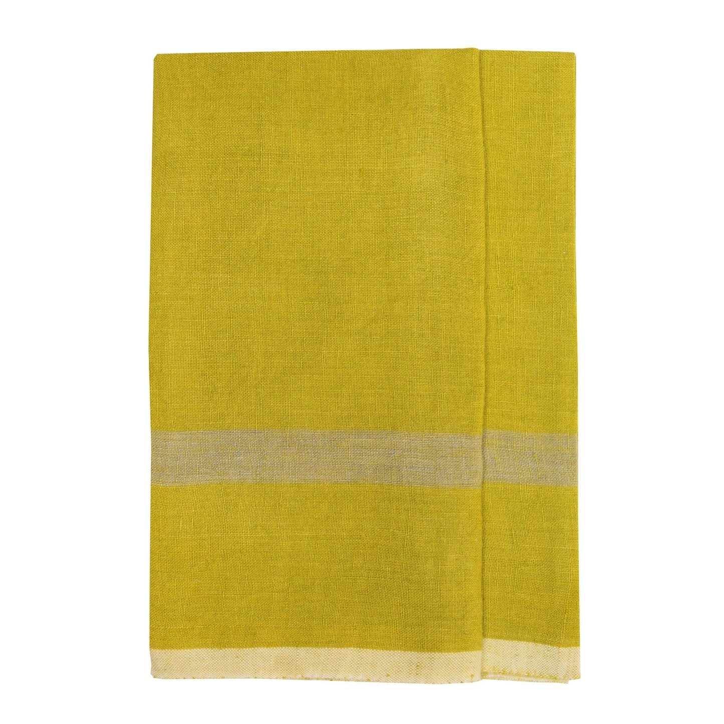 Lime & Grey Linen Kitchen Towels