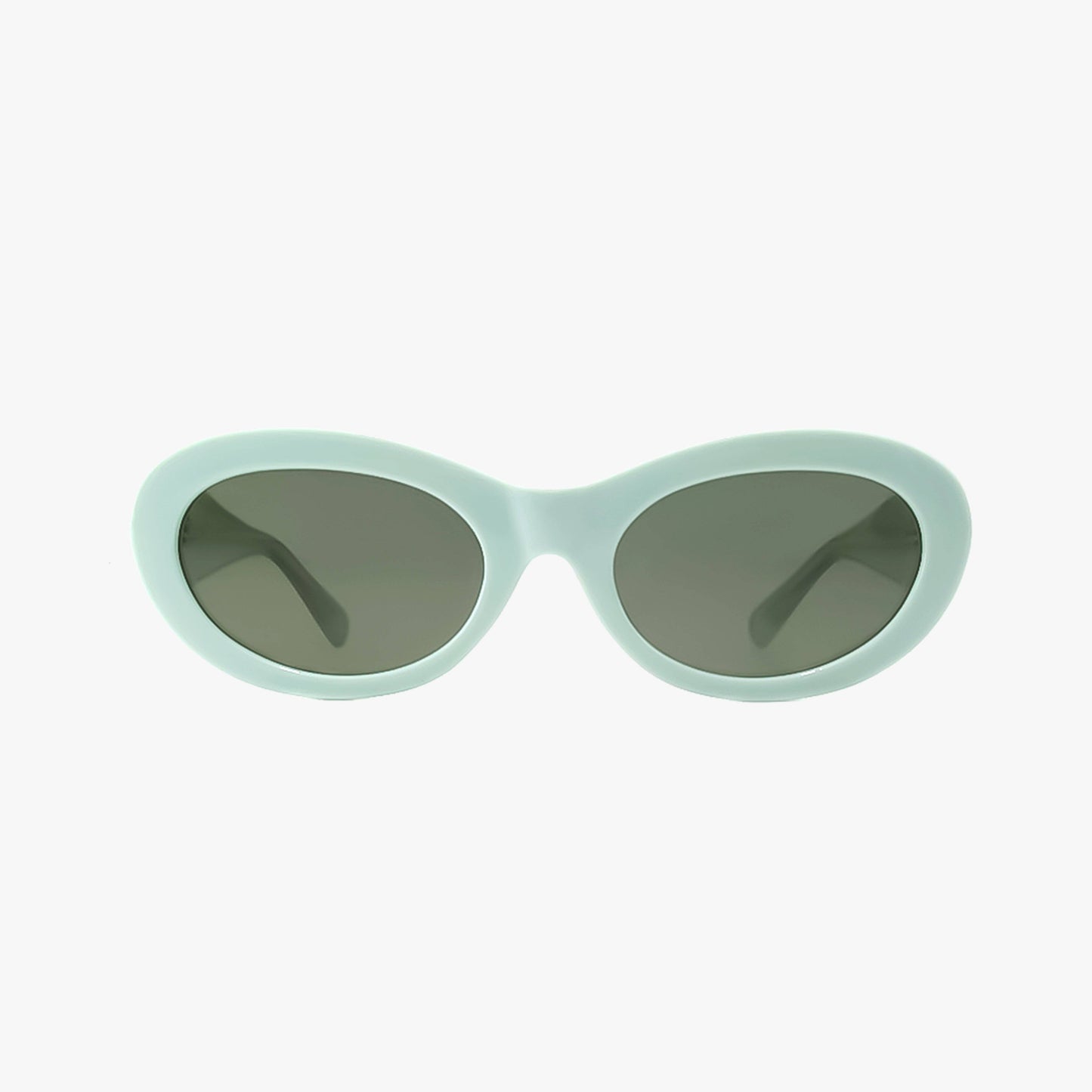 CORA MINT Polarized Fashion Oval Round Sunglasses