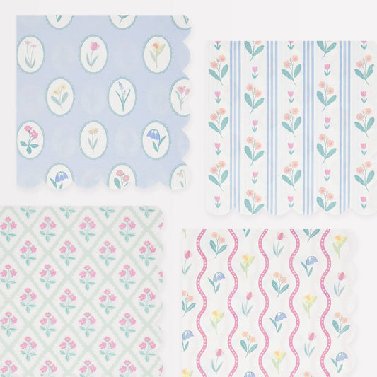 Bloomsbury Floral Pattern Large Napkins