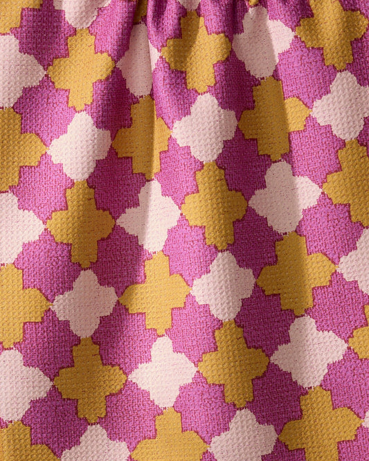 Geometry - Bloomgrid Tea Towel