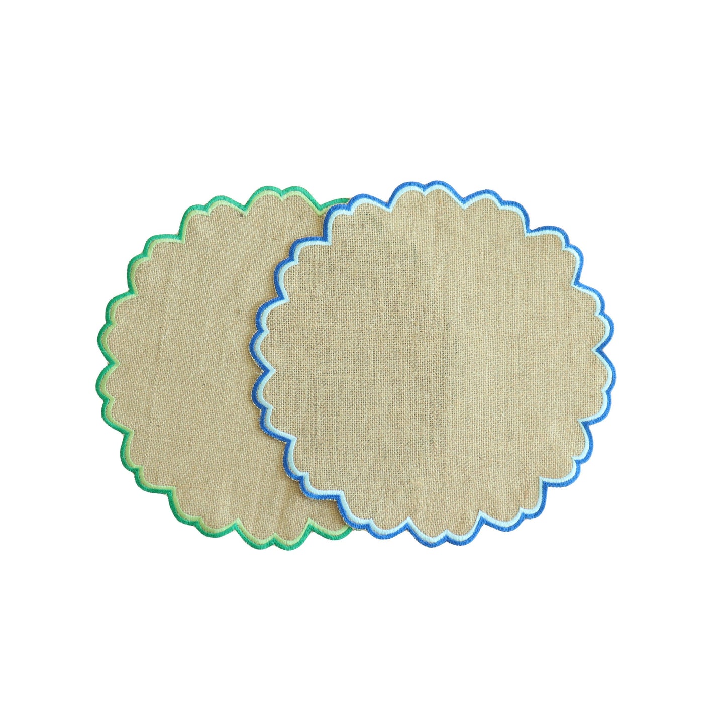 Margarita Colored Rim Placemat / Blue
