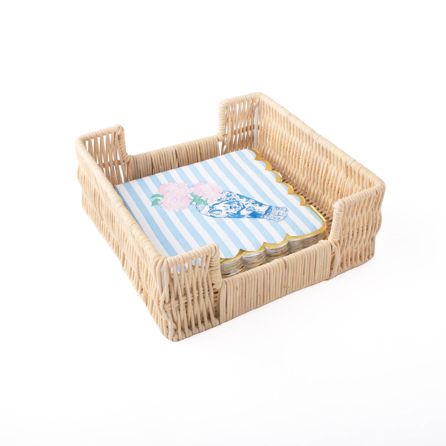 Natural Rattan Napkin Tray