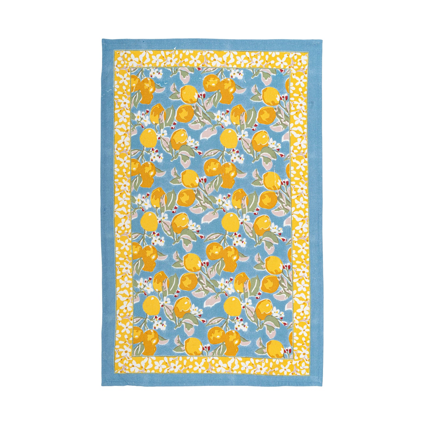 Citron Blue & Yellow Tea Towels
