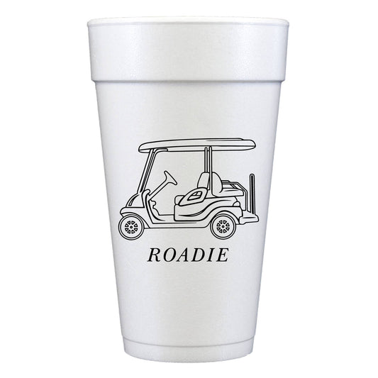 Golf Cart Roadie Masters Foam Cups