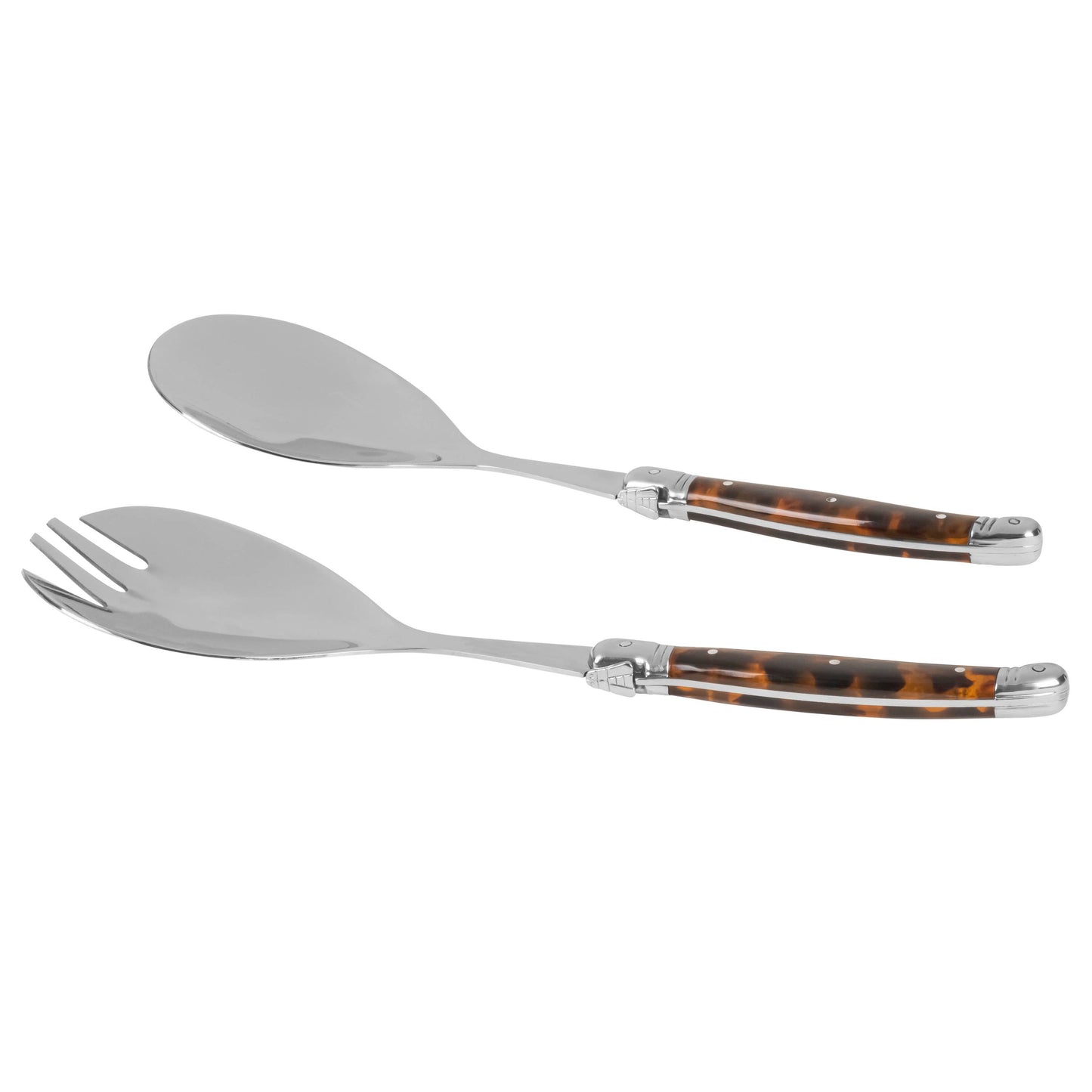 Tortoise Shell Salad Servers