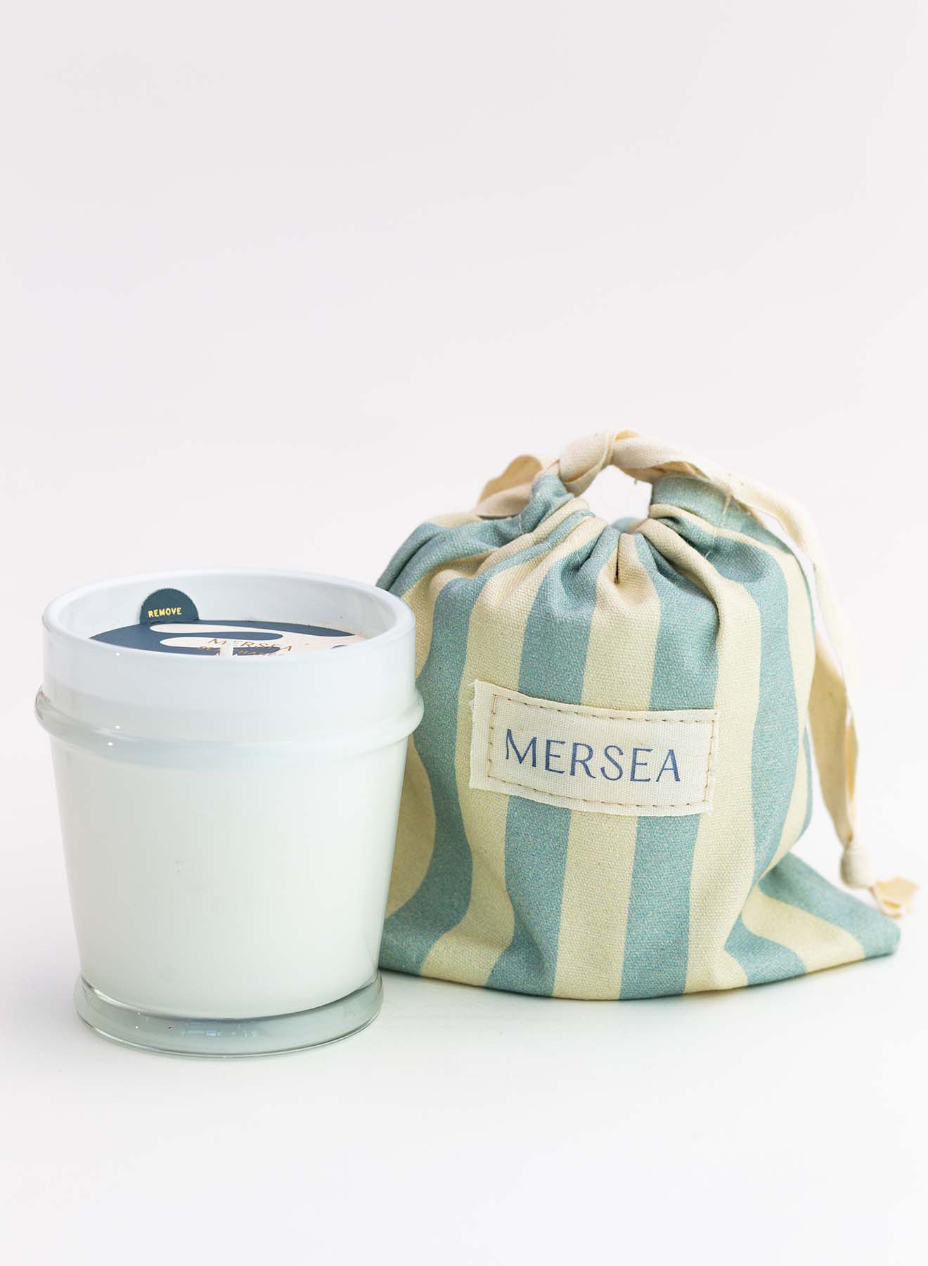 Striped Bagged Candle