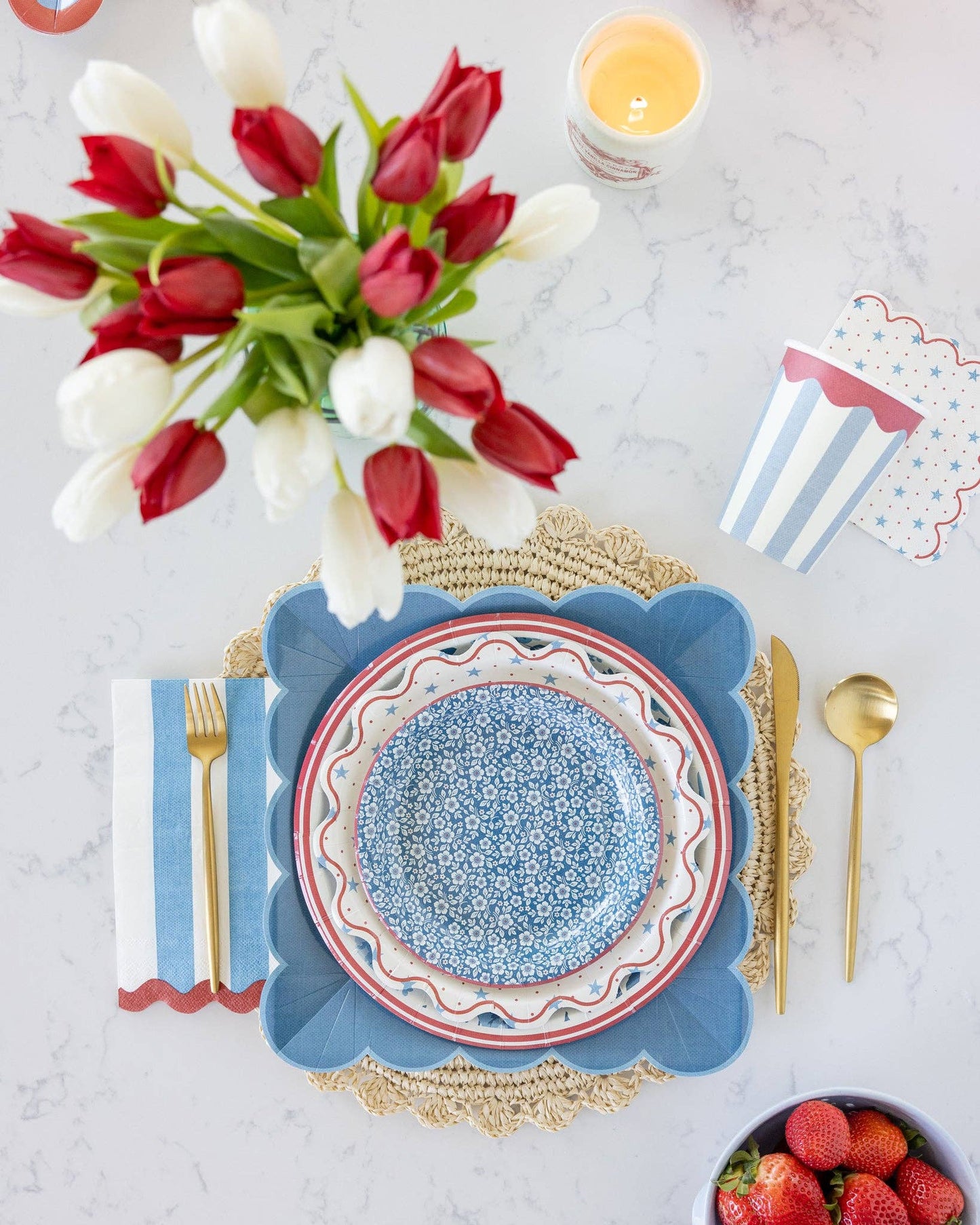 Hamptons Stripes Dinner Napkin