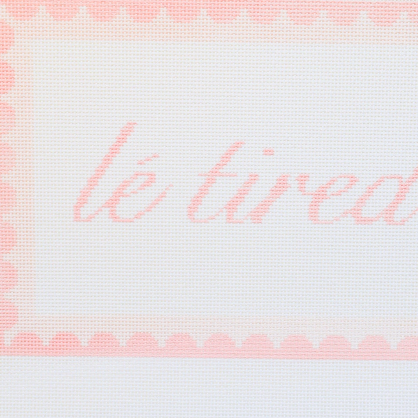 Le Tired Hand Painted Needlepoint Canvas