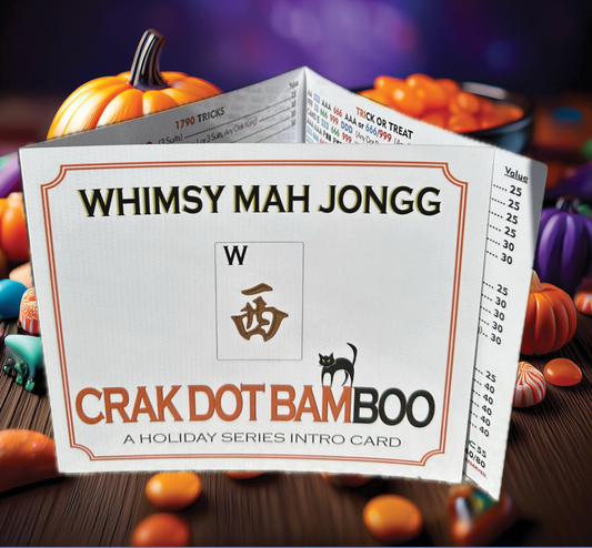 Crak Dot Bamboo Mahjong Card