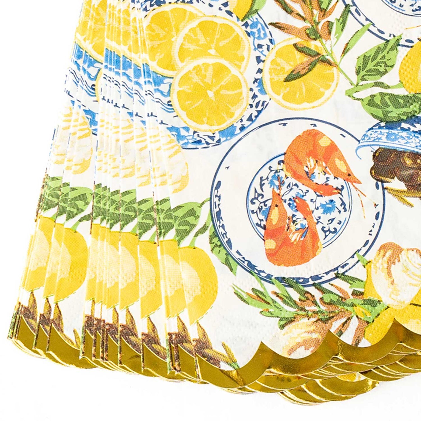 Lemon Santorini Paper Towel