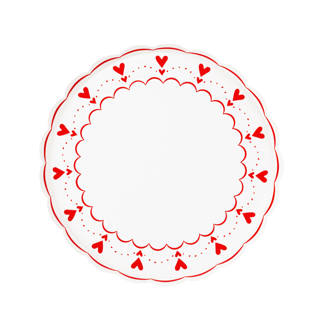 Heart Dessert Plates