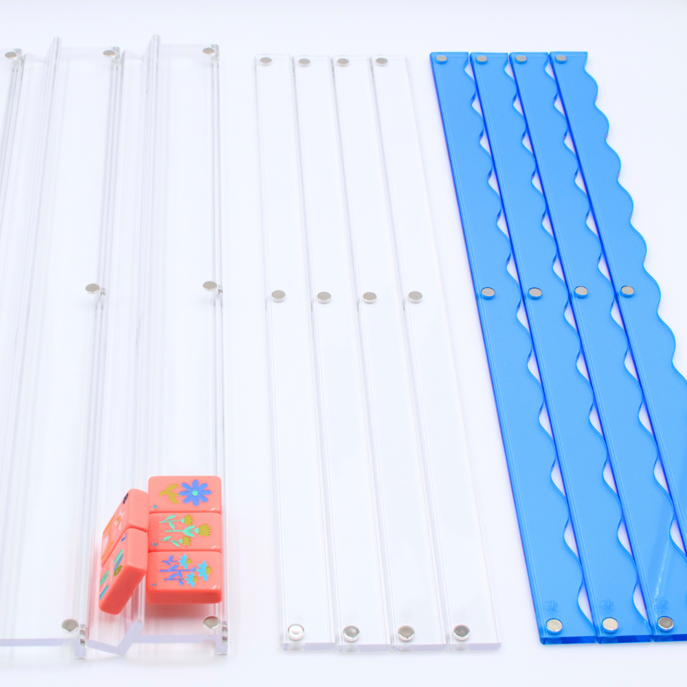 Wavy Acrylic Mahjong Racks