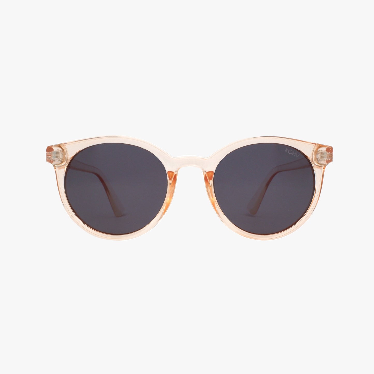 Polarized Round Sunglasses in Heron Blush