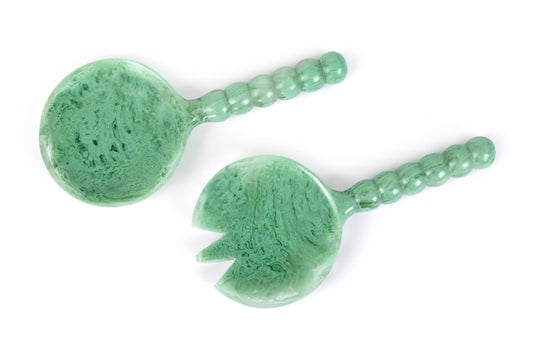 Green Resin Salad Server