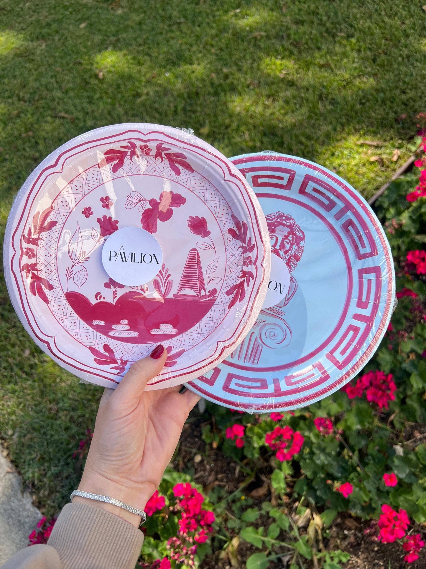 Pavilion Paper - Beachside Pavilion Salad and Dessert Plates 8 per pack