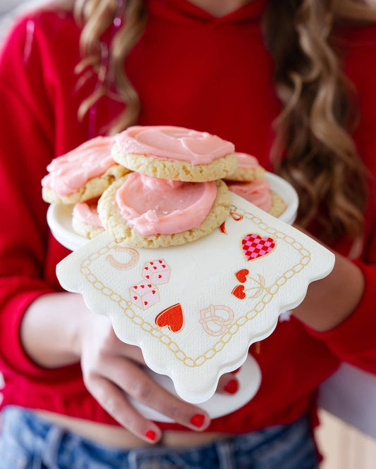 Valentines Charm Cocktail Napkin