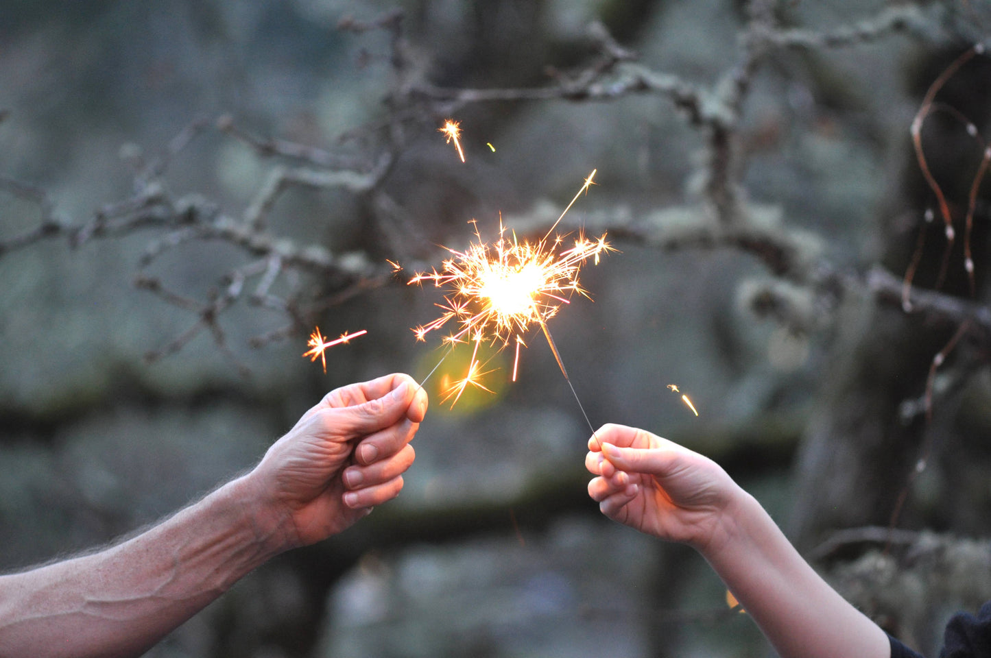 Gold Sparkler Candles - Birthday - Set of 10