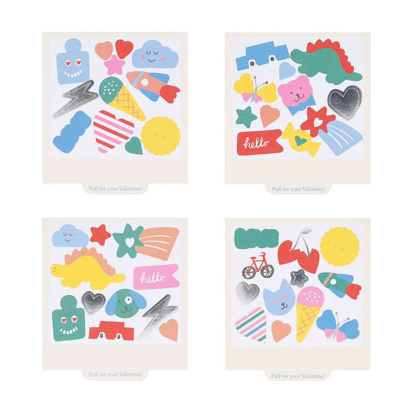 Instant Camera Kids Valentine's Cards