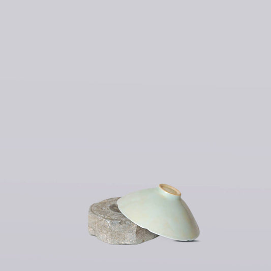 Celadon Porcelain Small Lotus Conical Bowl