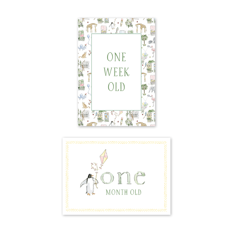 Zoo in the City Milestone Cards